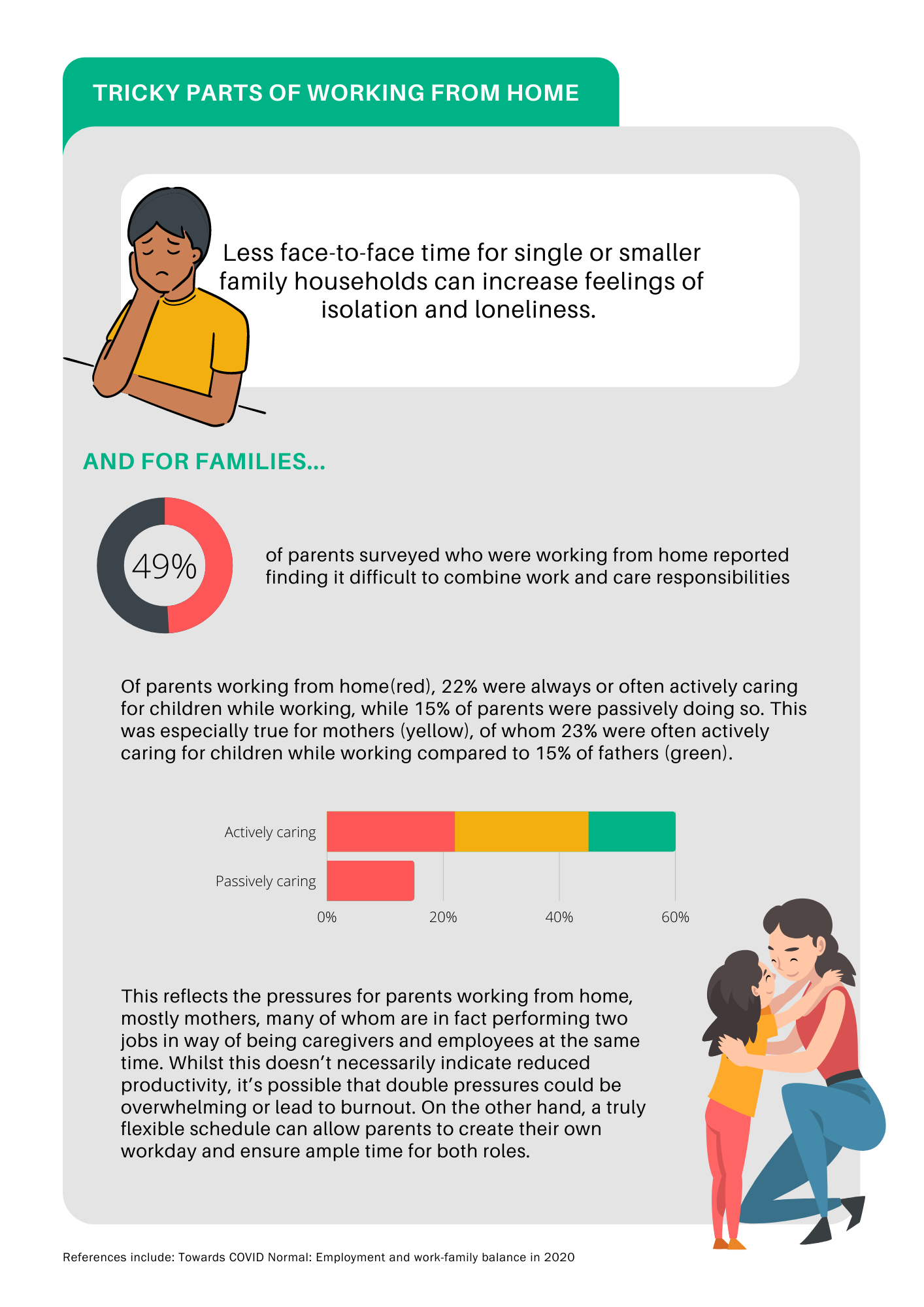 A woman is holding a child in her arms while a man looks on.