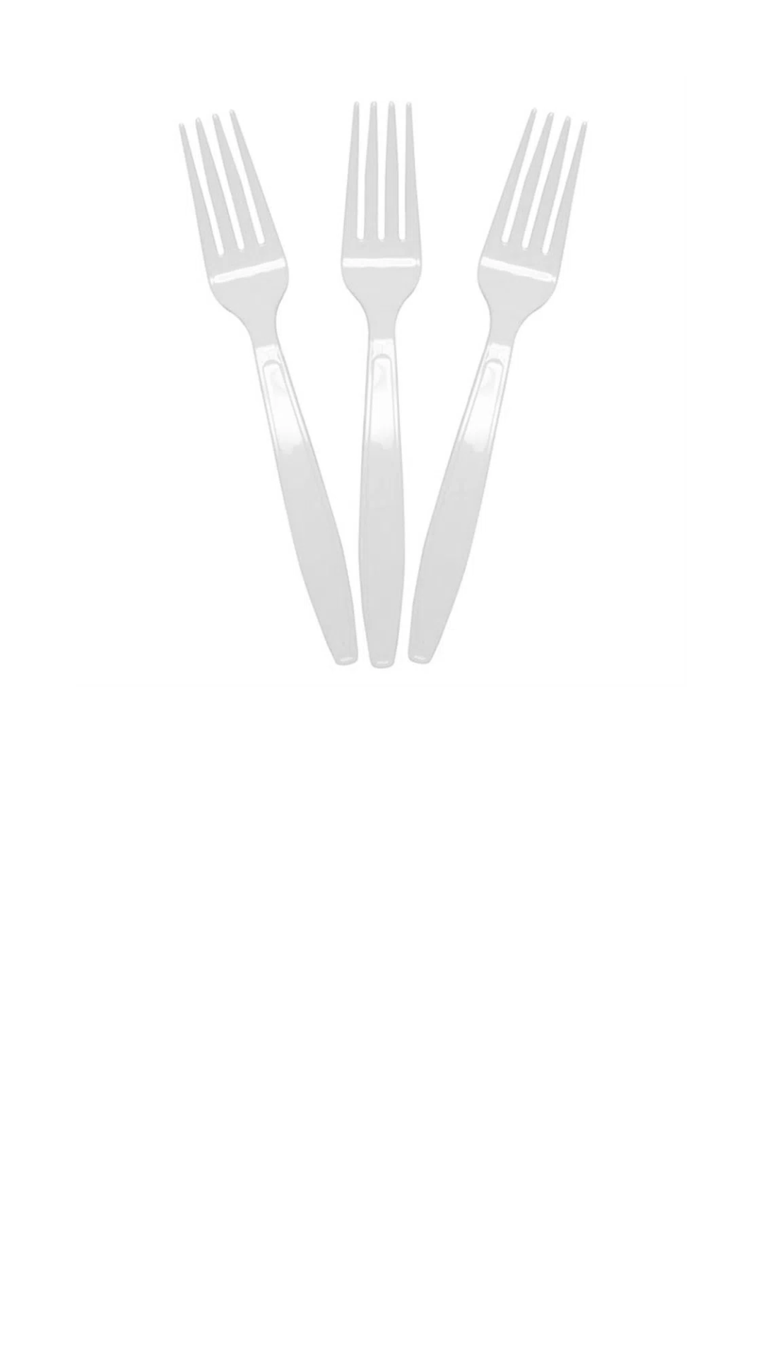 Garfo de Plástico Super Reforçado SertPlast