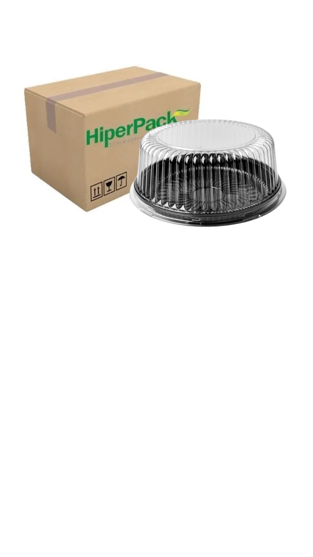 Embalagem HiperPack H-56 bolos e tortas