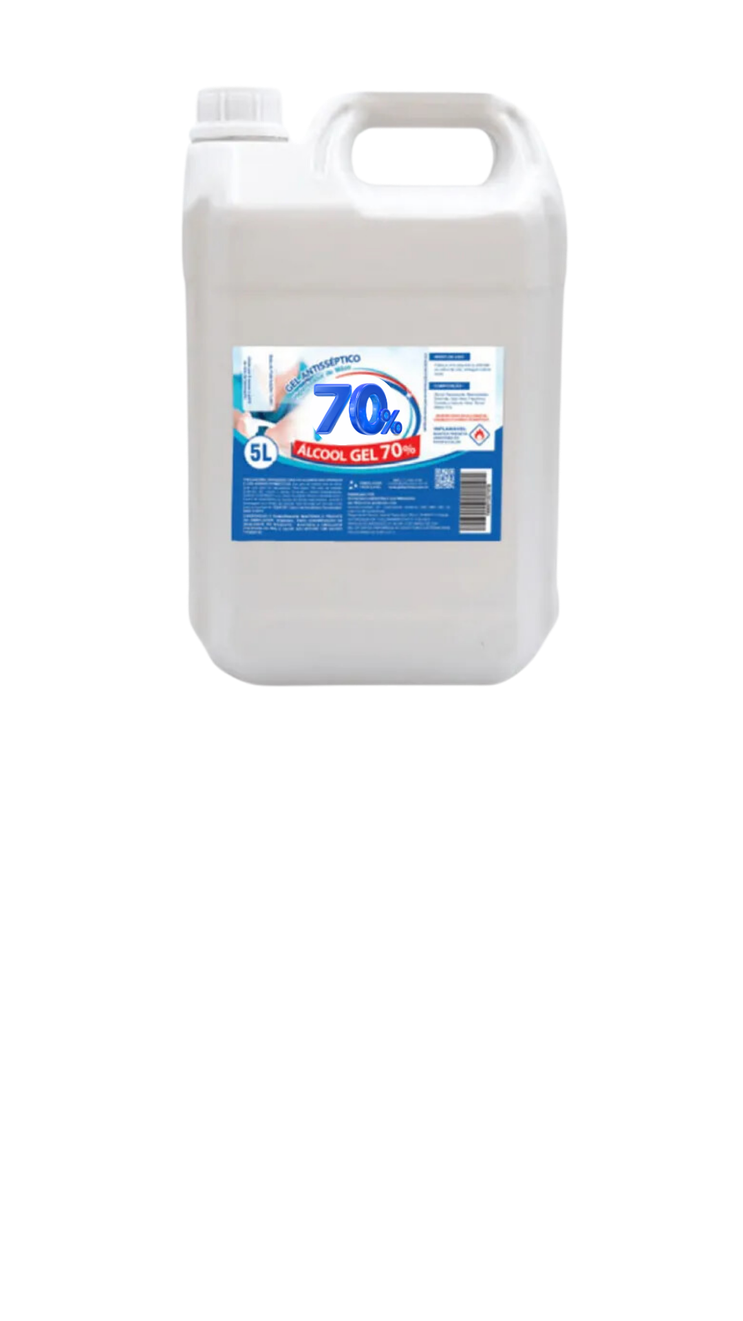 Distribuidora de Álcool Gel 70º 5 Litros em Curitiba