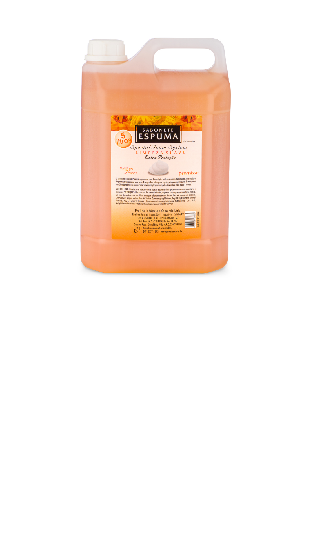 Sabonete Espuma Magia das Flores 5 litros