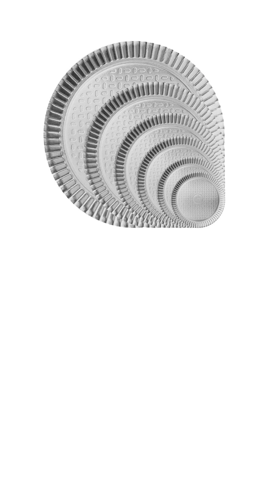 Prato de papel Laminado (vários tamanhos).