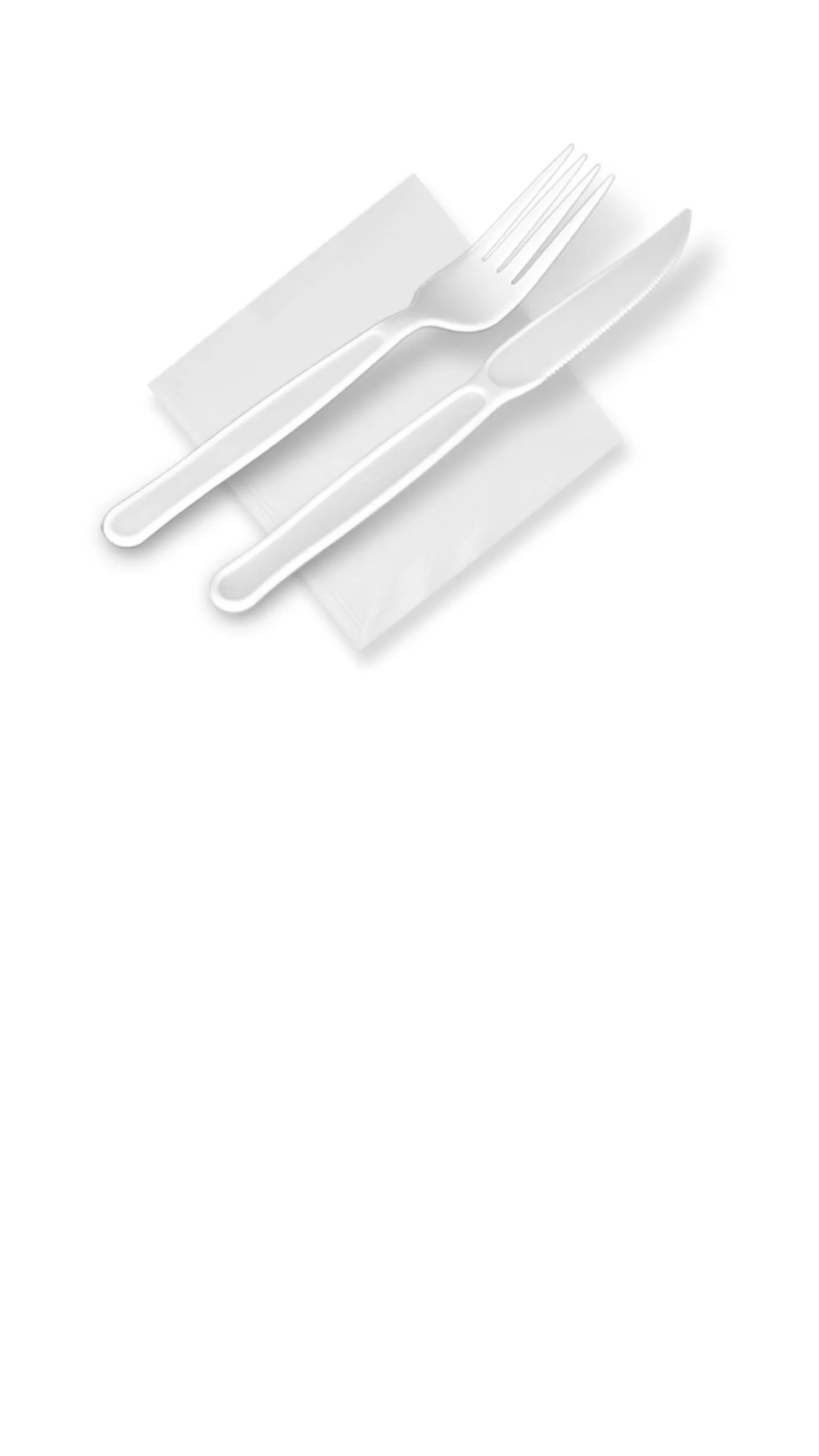 Kit Guardanapo + Garfo + Faca