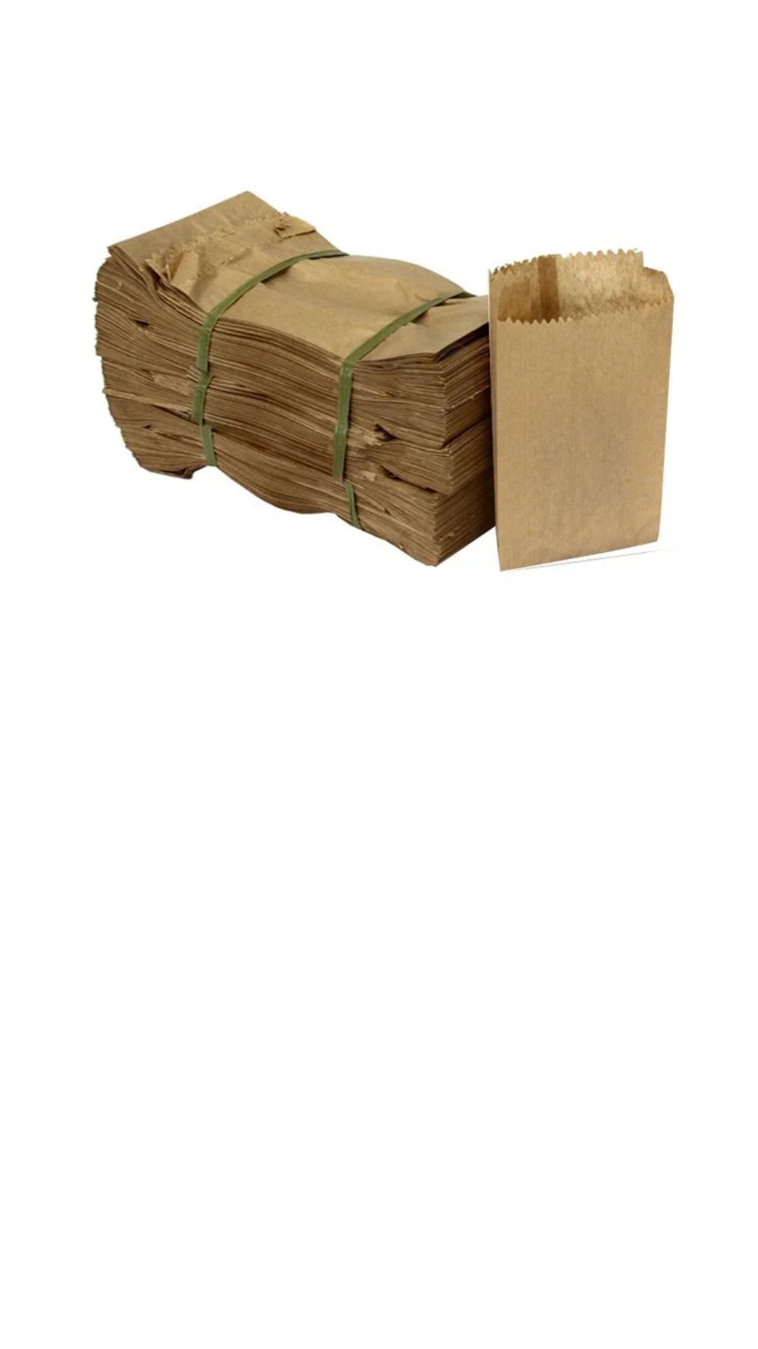 Saco de Papel Kraft (vários tamanhos).