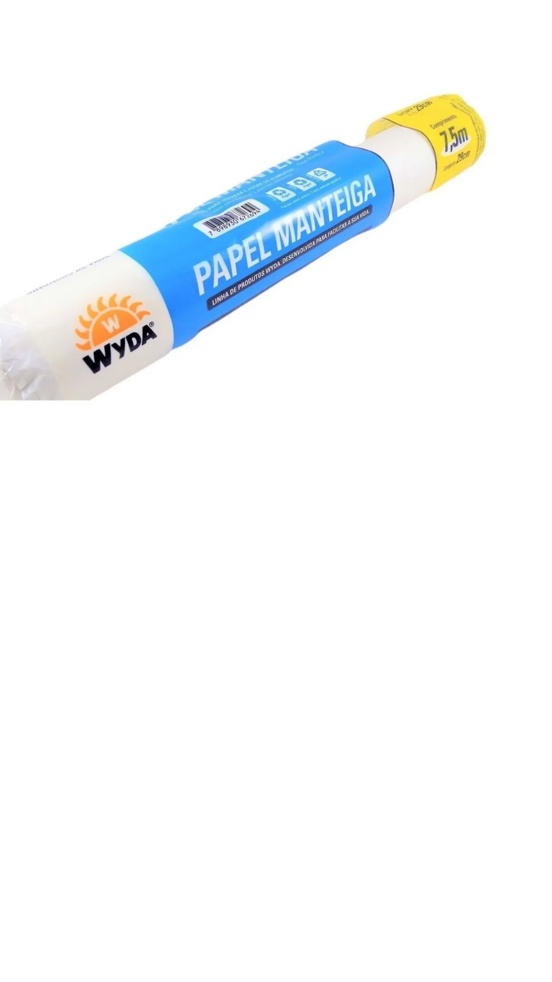 Rolo de Papel Manteiga Wyda 29X7,5m