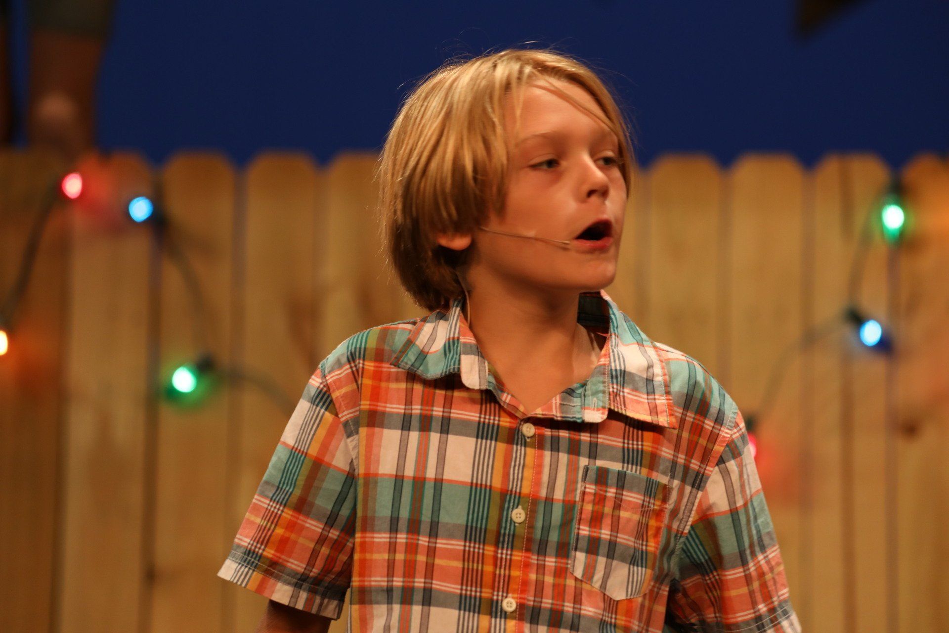 A young performer from CPRST's summer theater camp!