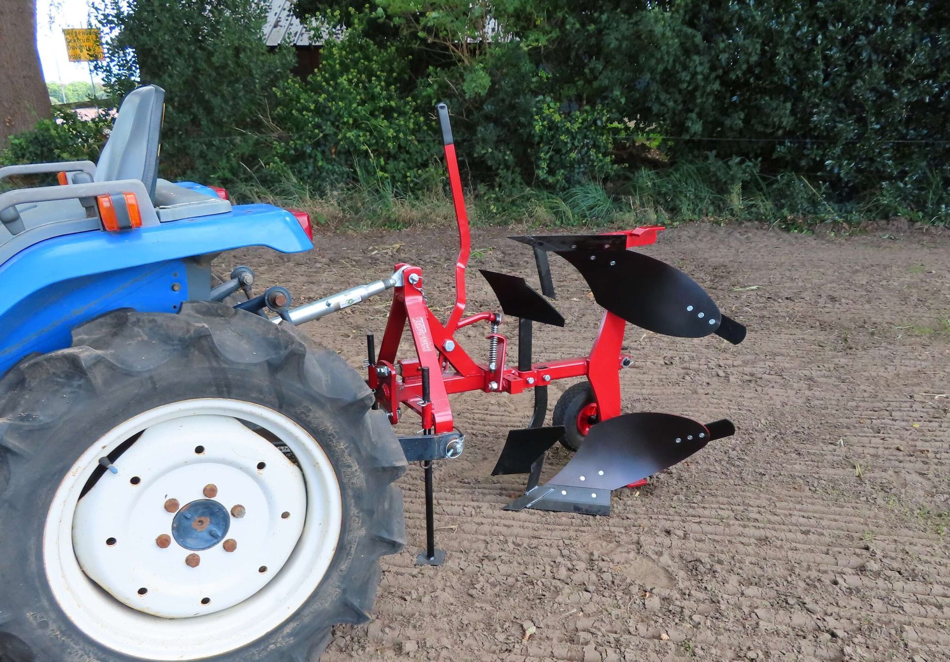 Wentelploeg minitractor