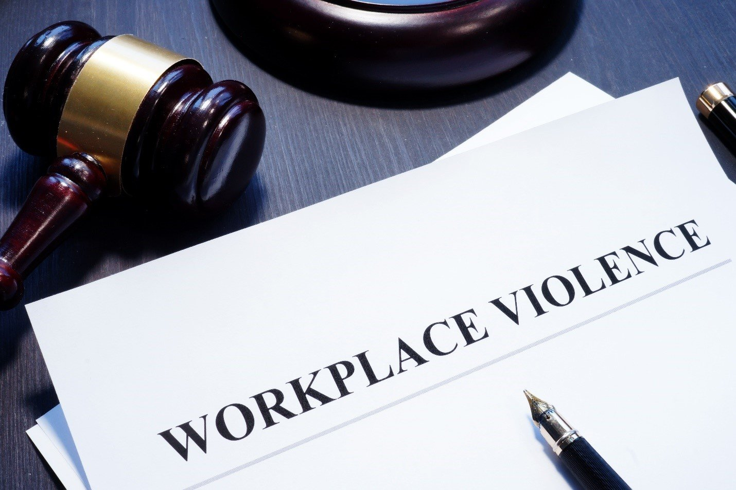 Document about Workplace Violence in a courtroom