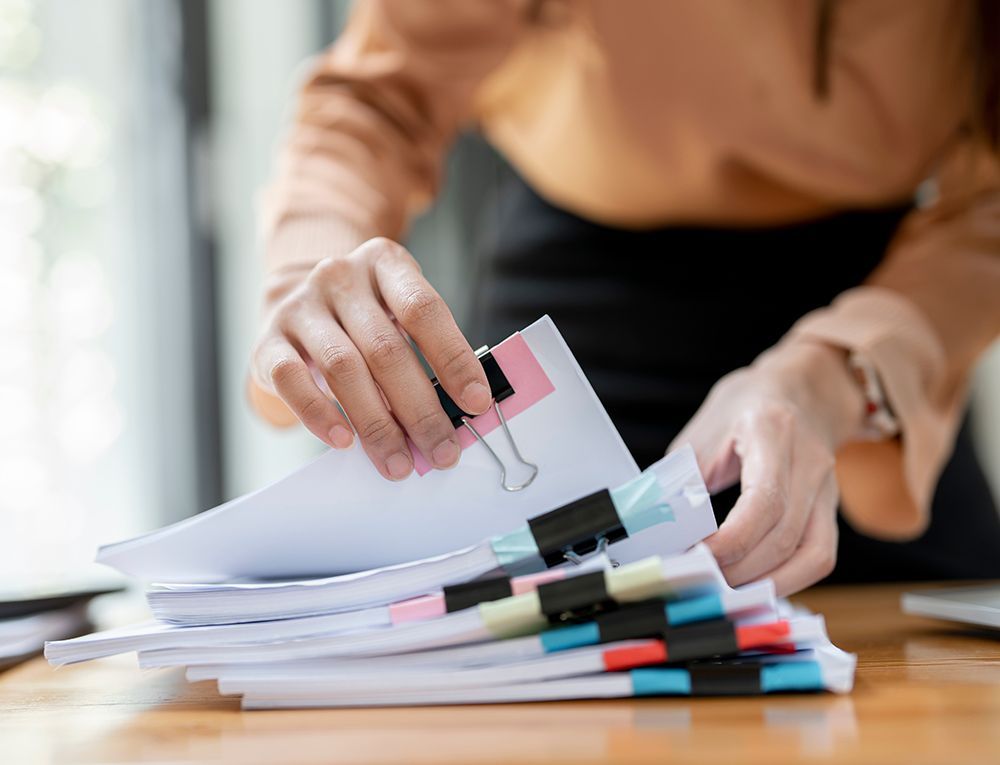 Woman Doing Bookkeeping Service