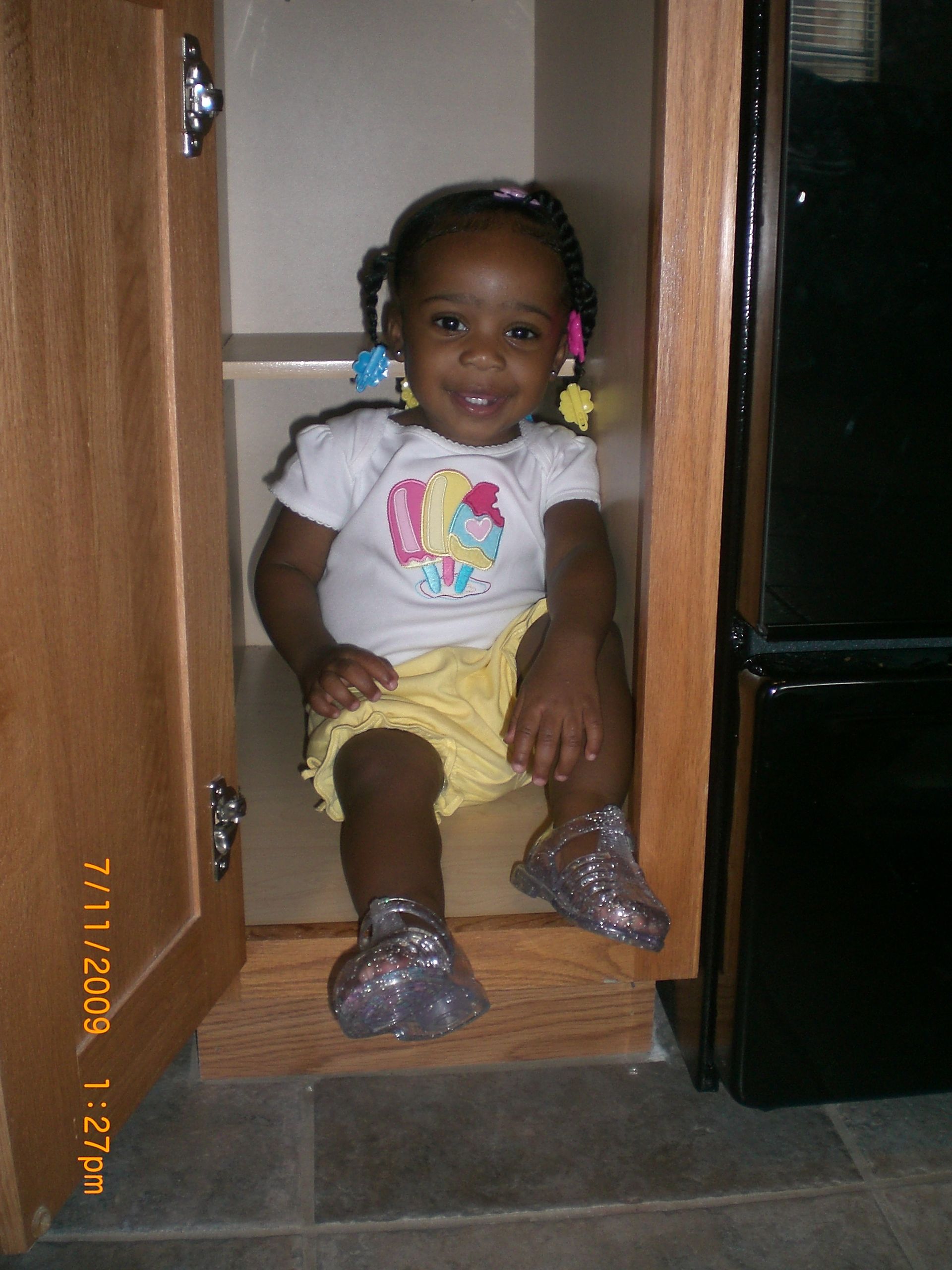 Londyn as toddler (Age 0 -7)