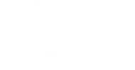 The outline of a scroll in white