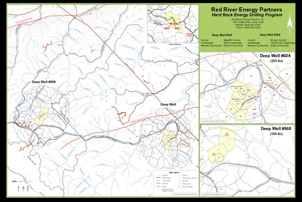 GIS data collection, analysis, and mapping for the Hard Rock Drilling Program