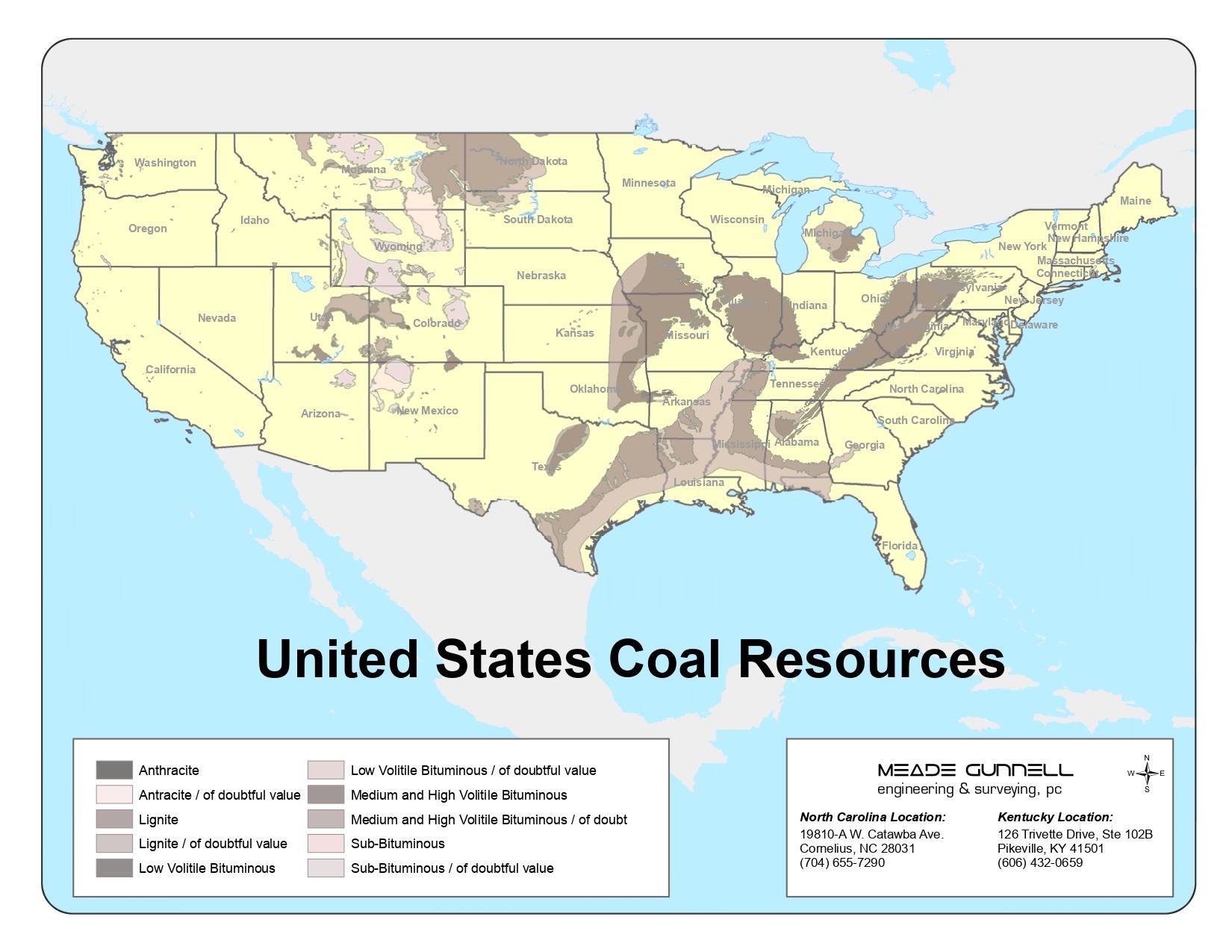 usa coal resources map