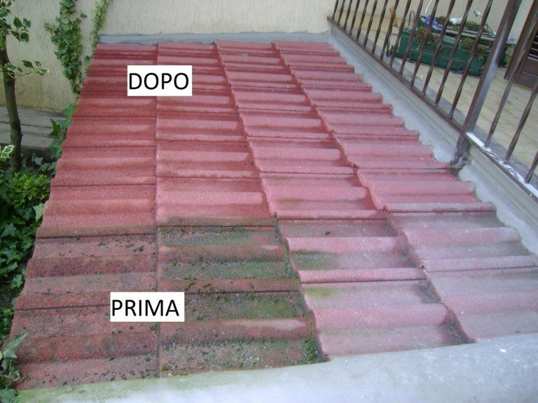 Tetto prima e dopo