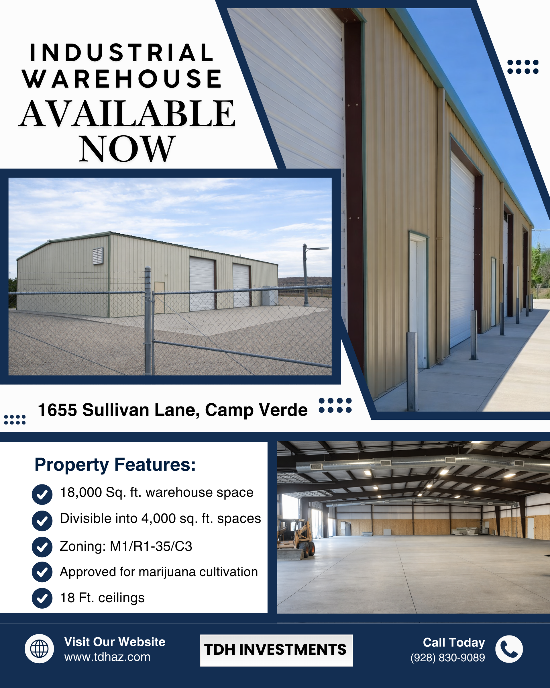 4,000 SF Stand Alone Industrial Building