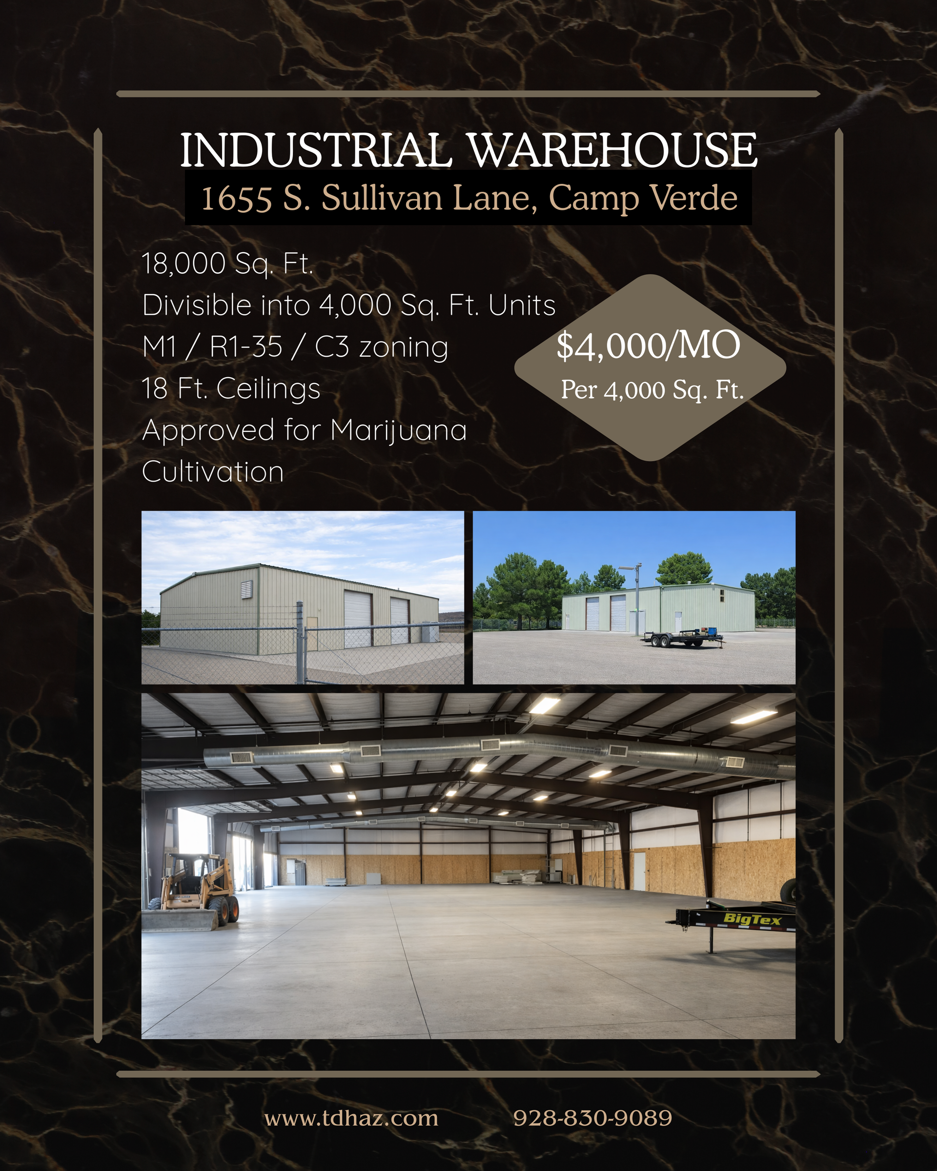 4,000 SF Stand Alone Industrial Building