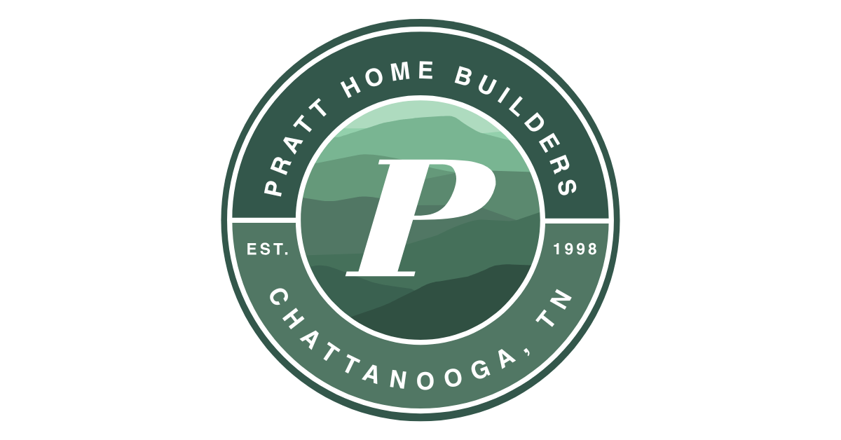 A logo for pratt home builders in chattanooga tn