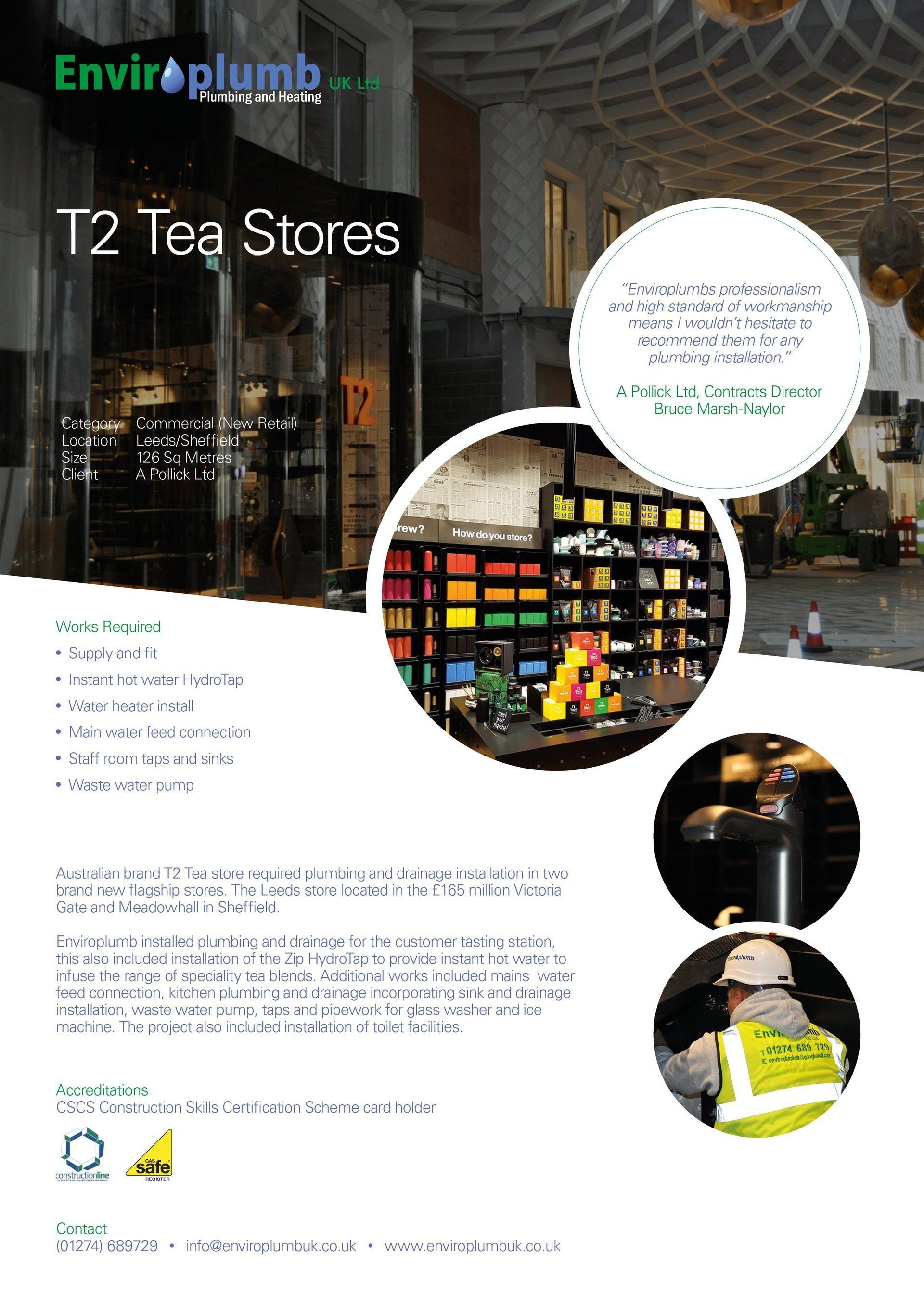 T2 tea store