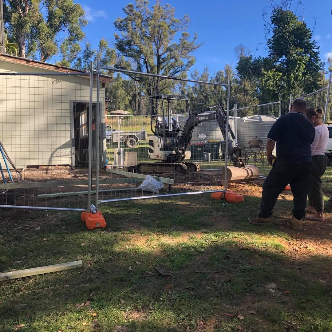 Construction Site With an Excavator, Building — Alcando Renovations and Maintenance In Old Bar, NSW
