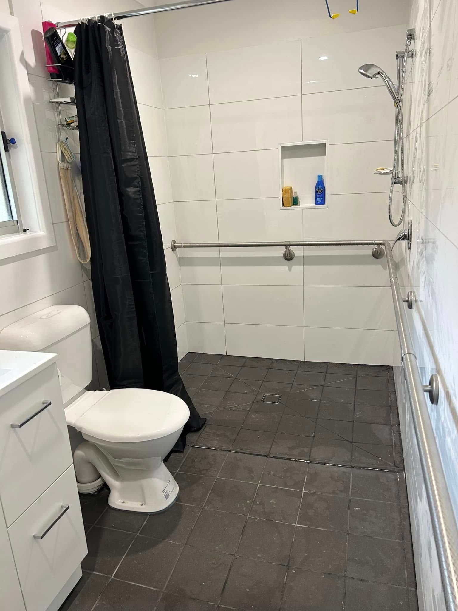 Accessible Bathroom With Toilet — Alcando Renovations and Maintenance In Taree, NSW