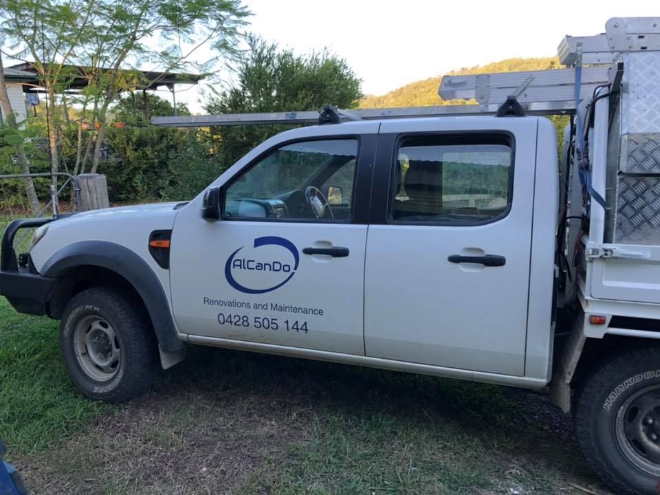 White Ford Ranger Truck, Parked Outdoors — Alcando Renovations and Maintenance In Bobin, NSW