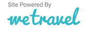 Site Powered By Metravel logo in gray text with turquoise script branding