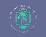 a logo for cds landscaping inc. complete design and install