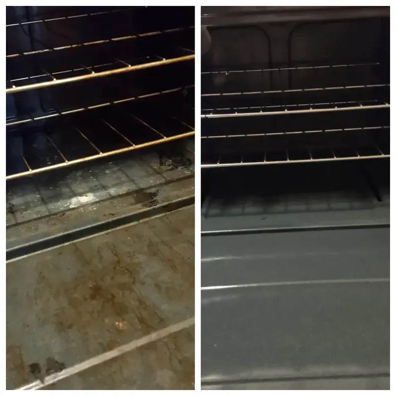 Before And After Cleaning The Kitchen — Marietta, GA — Happy Faces Cleaning and More