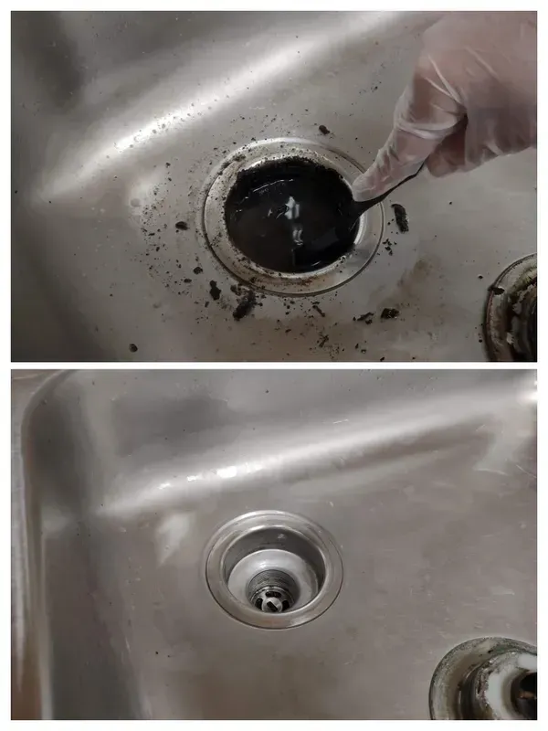 Before And After Cleaning The Sink — Marietta, GA — Happy Faces Cleaning and More