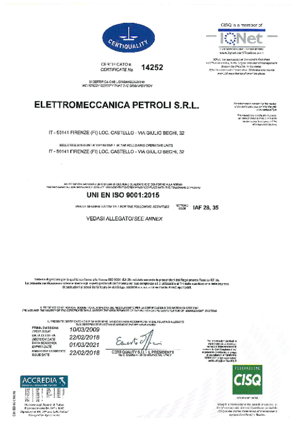 Certificazione Uni En Iso 9001