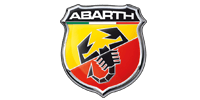 The abarth logo is a shield with a scorpion on it.