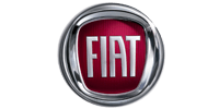 A red and silver fiat logo on a white background.