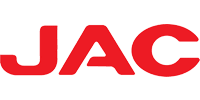 The jac logo is red and white on a white background.