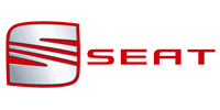 A red and white seat logo on a white background.