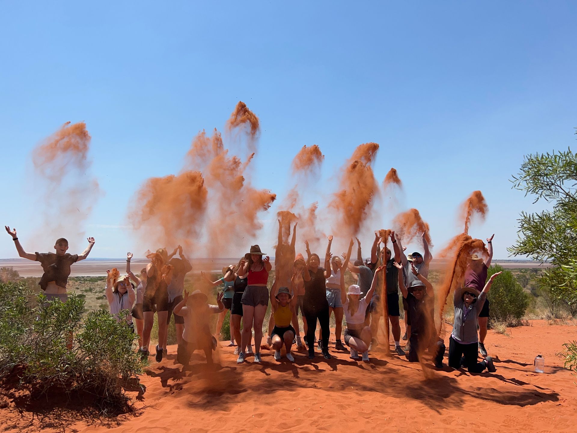 A close up of a sand dune in the desert.