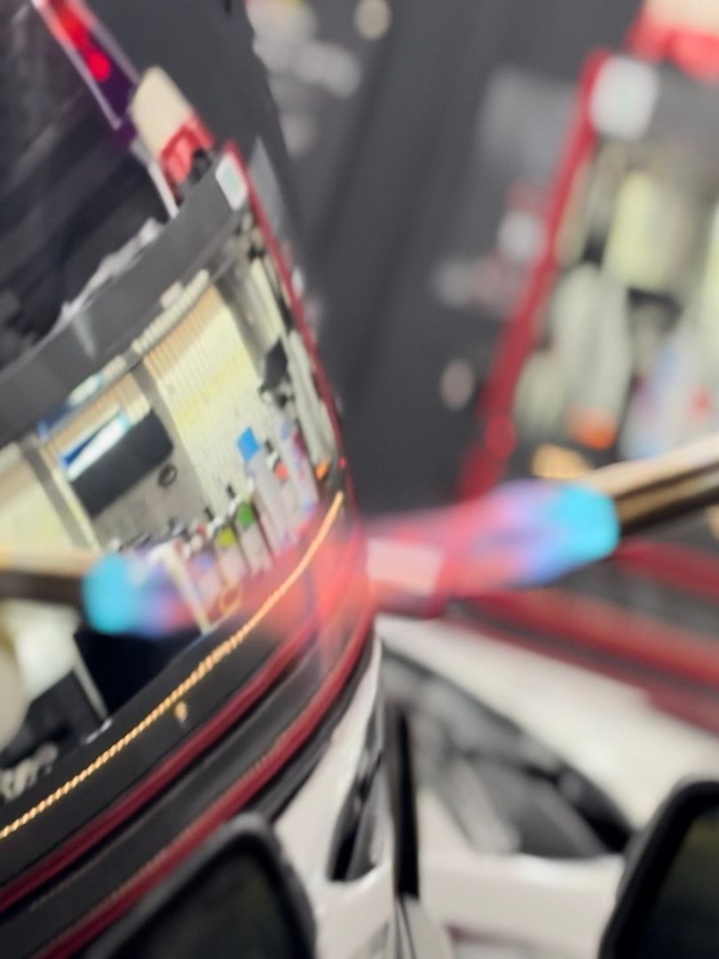 A close up of the rear end of a car