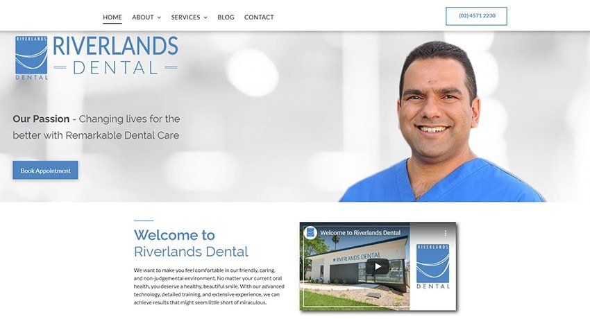 The New Riverlands Dental Website - serving North Richmond