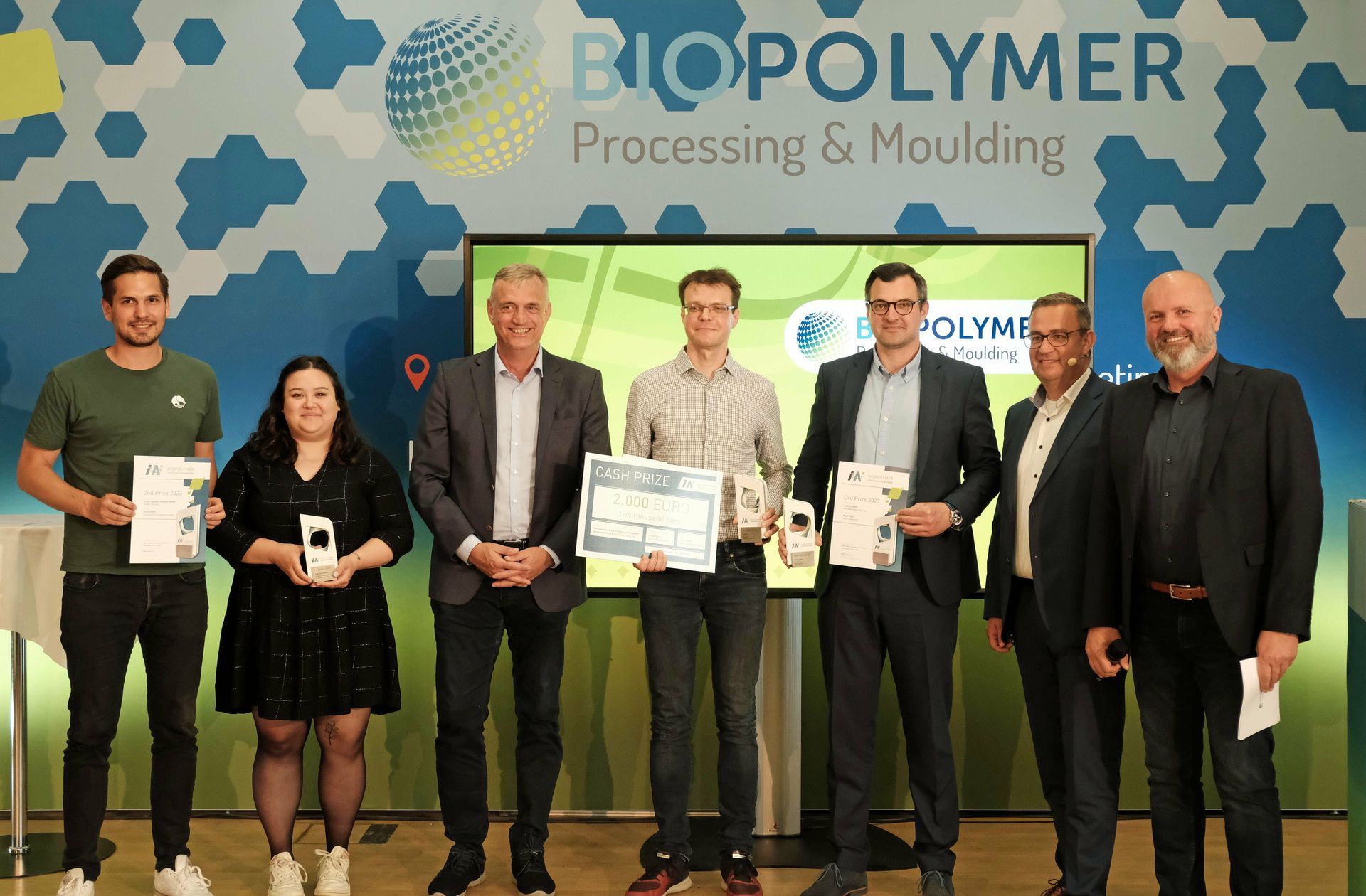 Gruppenfoto der Gewinner 2023, 
Foto: POLYKUM e.V.