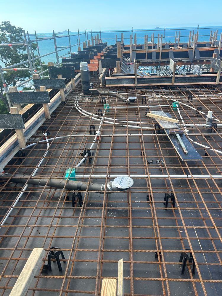 A Roof Of A Building Under Construction — Rock Plumbing & Gasfitting In Cannonvale, QLD