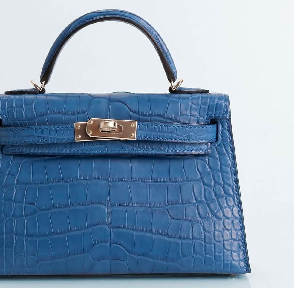 Blue Croc Kelly Hermes