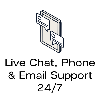 A logo for a personal manager with a cell phone and two speech bubbles.