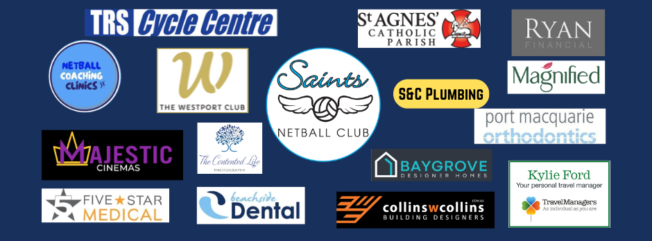 Collage of business and organization logos on a dark blue background