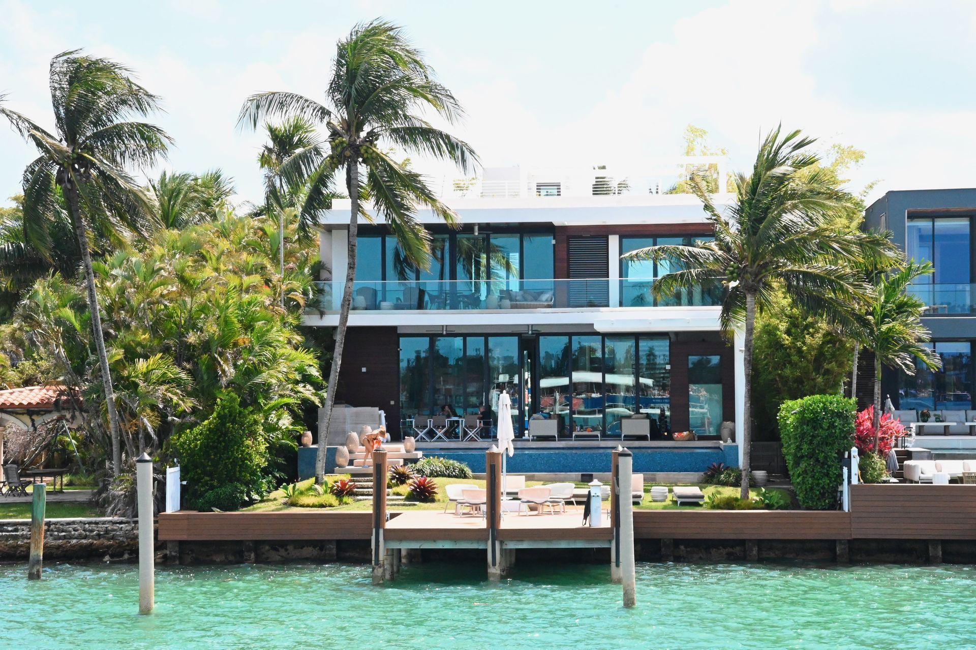 Mansion seen on Star Island on the Miami Boat tour