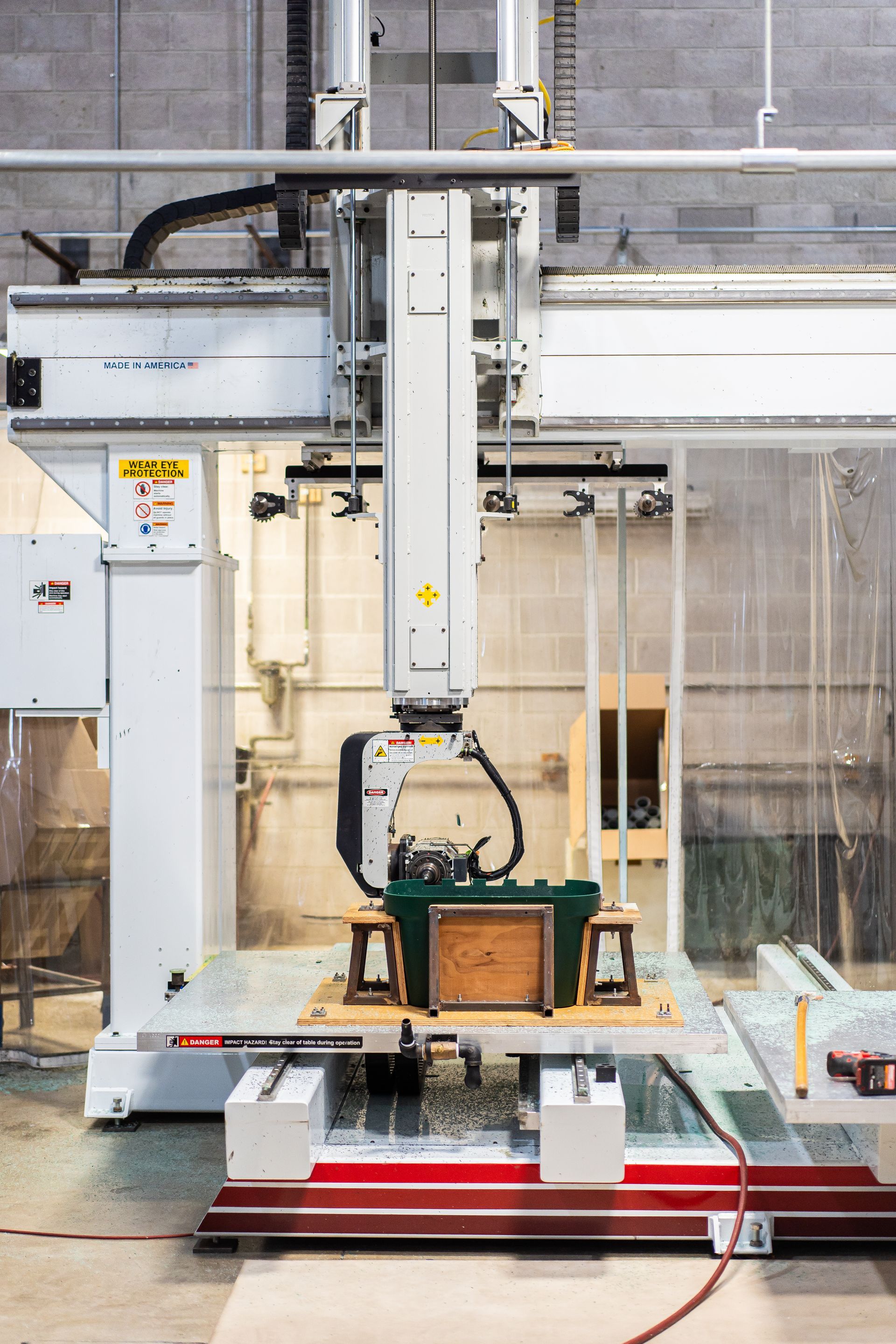 CNC Machine at Roto Plastics in Adrian, MI