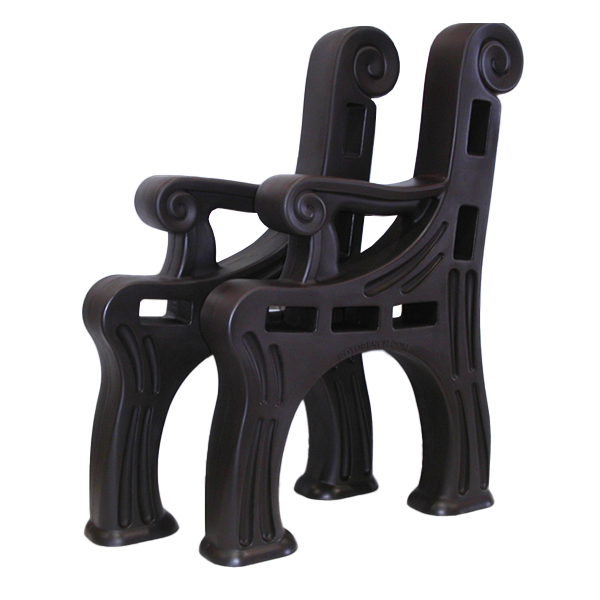 Brown RotoBench, Product Made by Roto Plastics in Adrian, MI