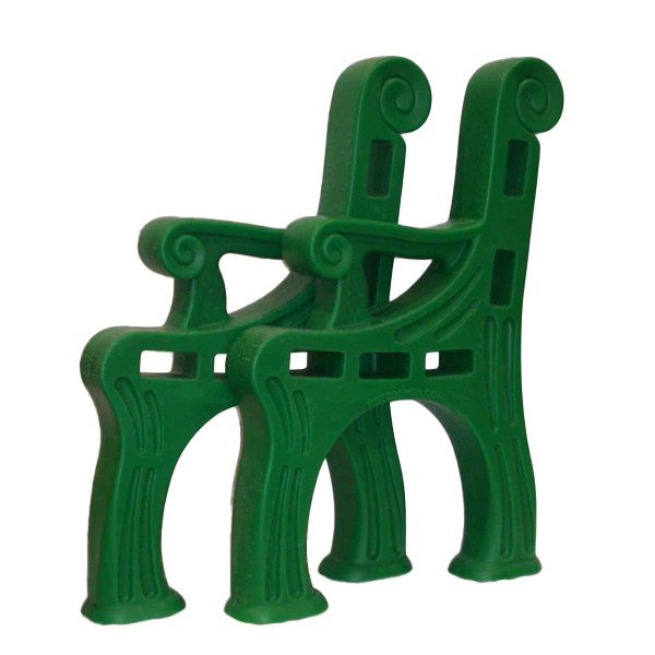 Green RotoBench, Product Made by Roto Plastics in Adrian, MI
