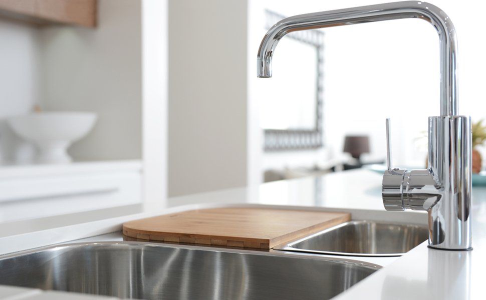 Stainless Steel Faucet And Sink | South Yarmouth, MA | Beach House Kitchen & Bath