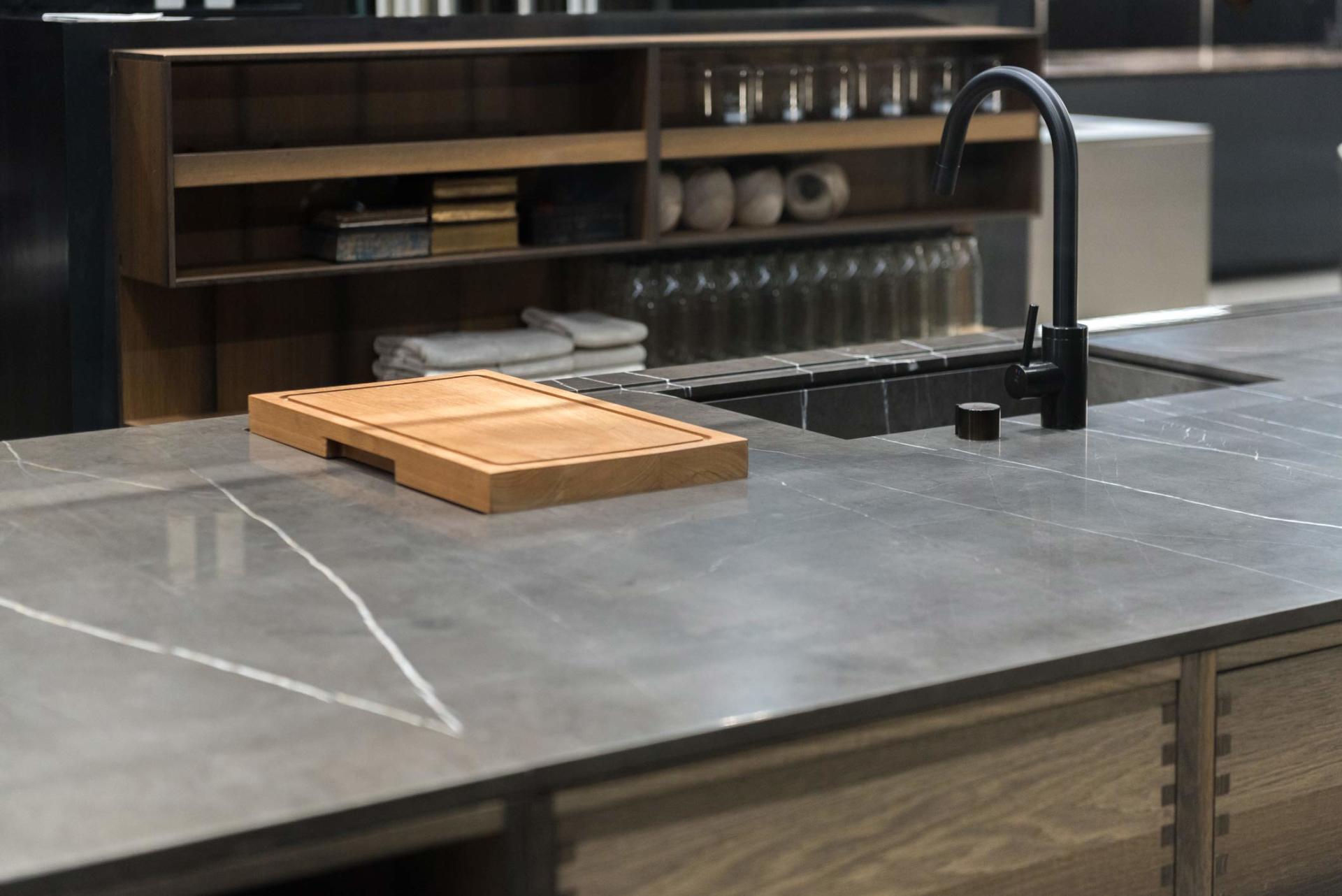 Stylish Granite Kitchen Countertop — Worcester County, MA — Cassa Kitchen & Bath Design & Remodeling Center