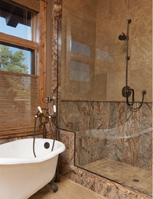 Shower Room With Glass Door — Worcester County, MA — Cassa Kitchen & Bath Design & Remodeling Center
