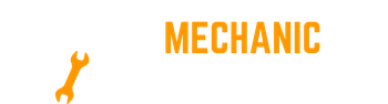 Orange wrench next to the word MECHANIC in orange letters.